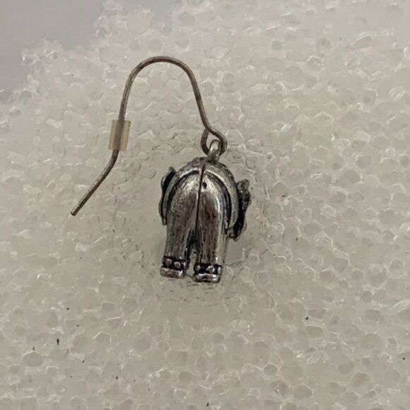 Elephant earrings 2 pairs.w studs. Silver color hardware. - Picture 14 of 14
